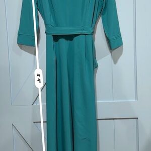 Calvin Klein Teal Long Sleeve jumpsuit dress